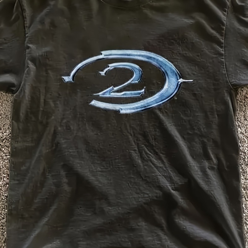 Esports Gaming Shirts - Retro Halo 2 Oyuncu Tişörtü Erkek