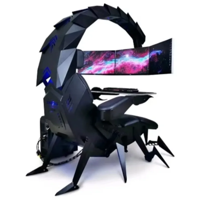 Rgb Gaming Chair - RGB LED Lüks Ergonomik Yüksek Sırtlı