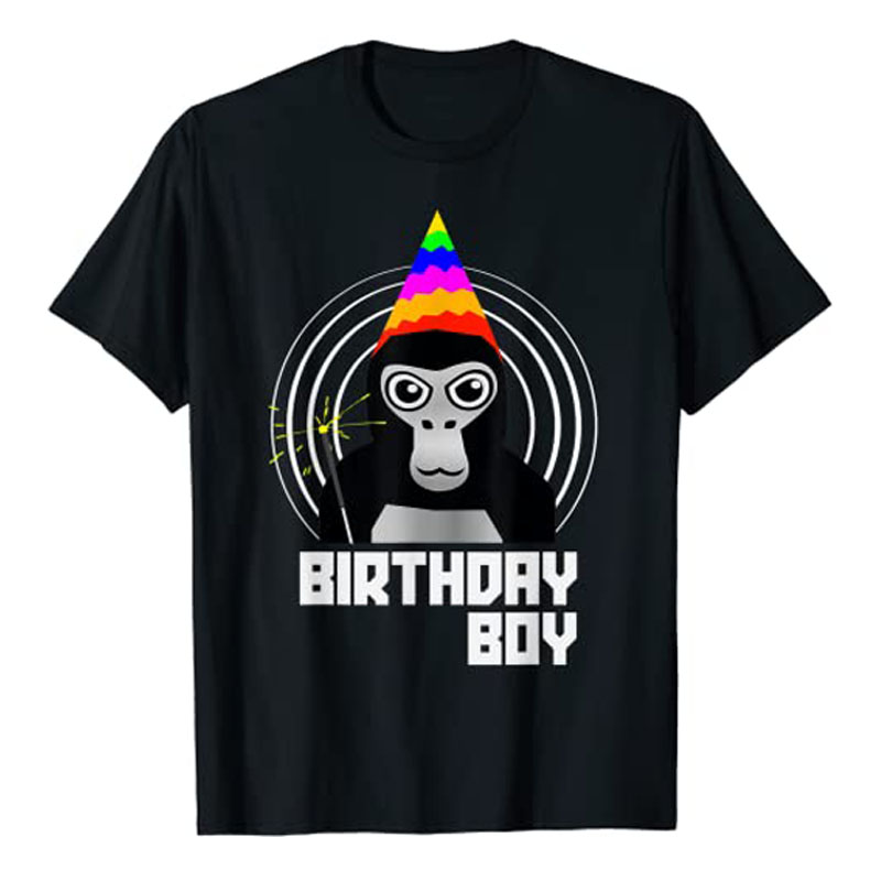 Esports Gaming Shirts - Gorilla Tag Doğum Günü Çocuğu VR