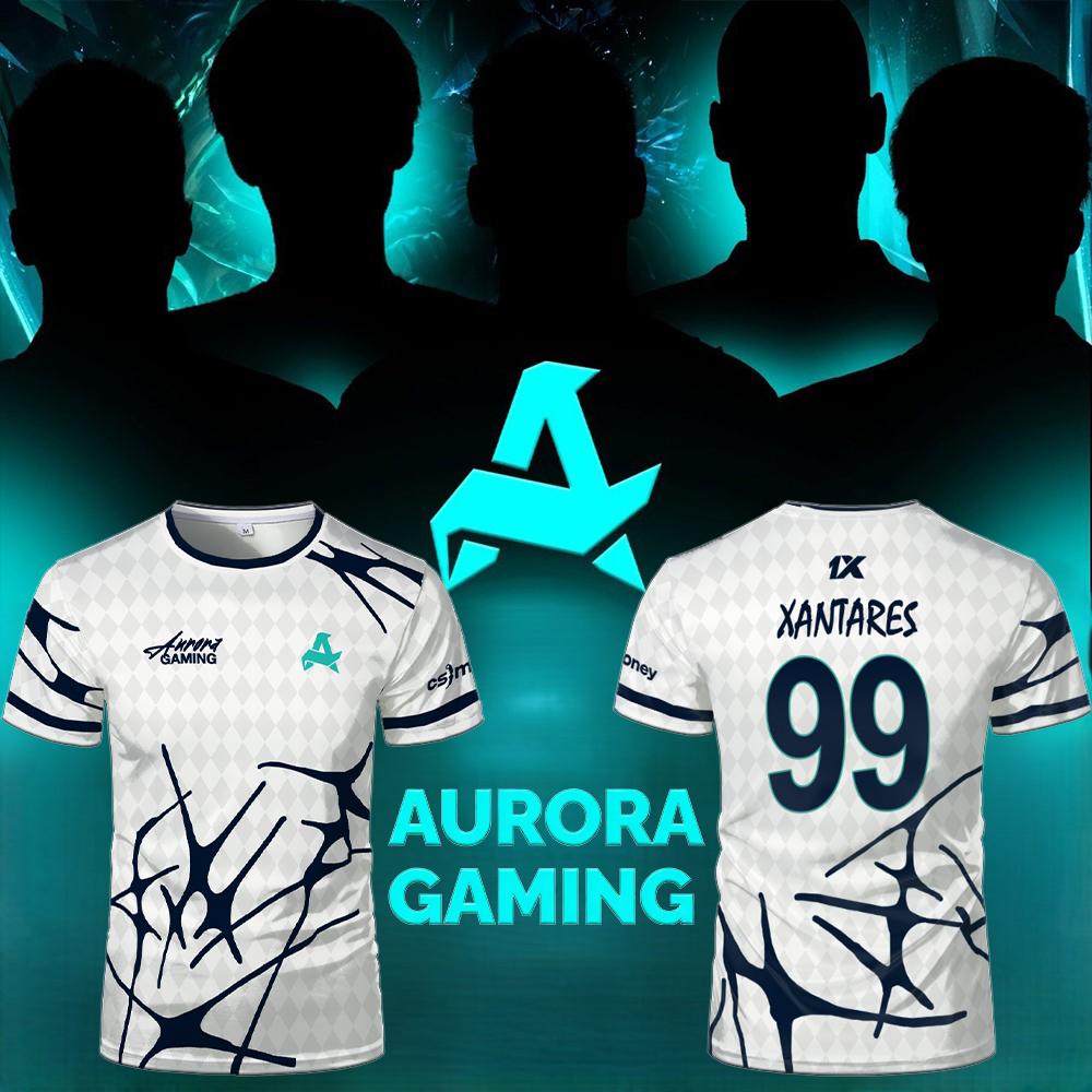 Esports Gaming Shirts - Esports Takımı Aurora Oyun Forması T-shirt