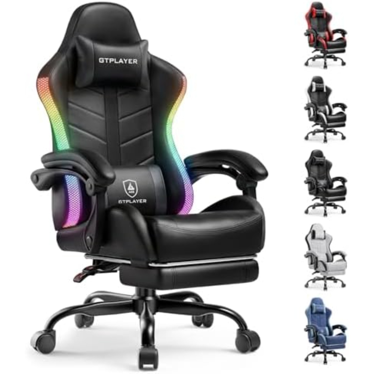 Rgb Gaming Chair - Oyuncu Koltuğu, Yetişkinler için Bilgisayar Oyun