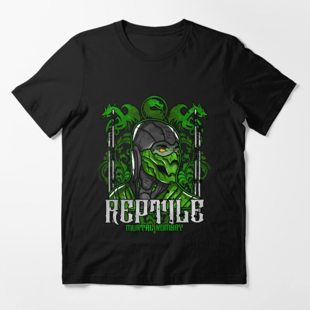 Mortal Kombat Reptile Portre B - Esports Gaming Shirts incelemesi ve fiyatı