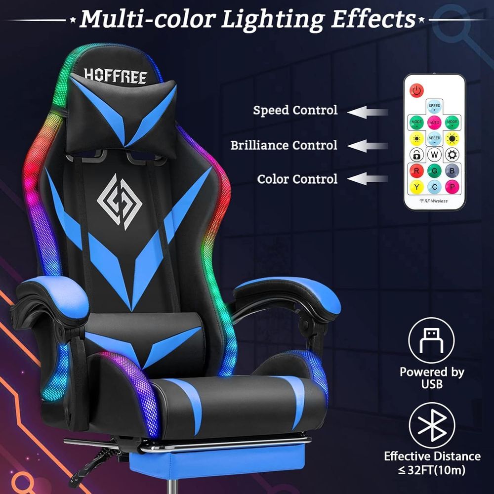 Masajlı ve LED Işıklı RGB Oyun - Rgb Gaming Chair incelemesi ve fiyatı