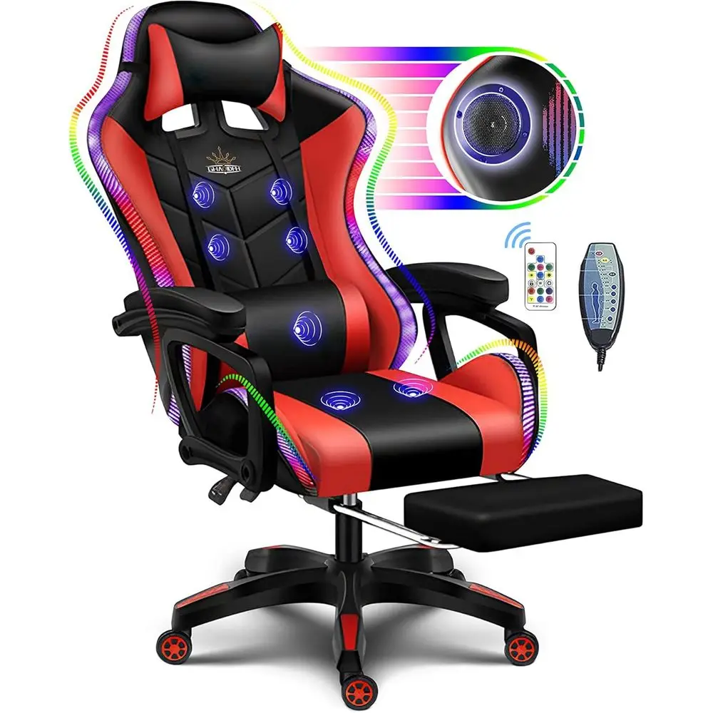 Kırmızı Renkli, LED RGB Işıklı - Rgb Gaming Chair incelemesi ve fiyatı