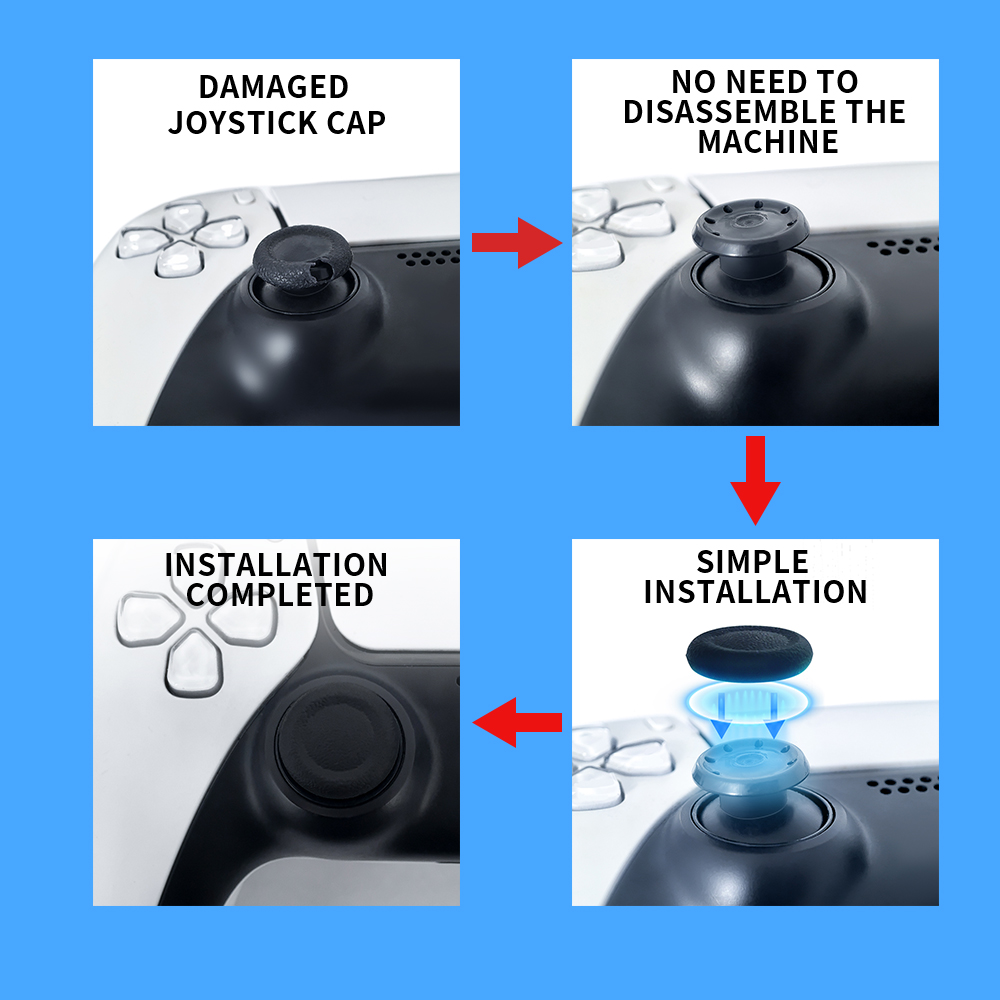 2-6 Adet Kaymaz Başparmak Tutm - Controller Analog Stick incelemesi ve fiyatı